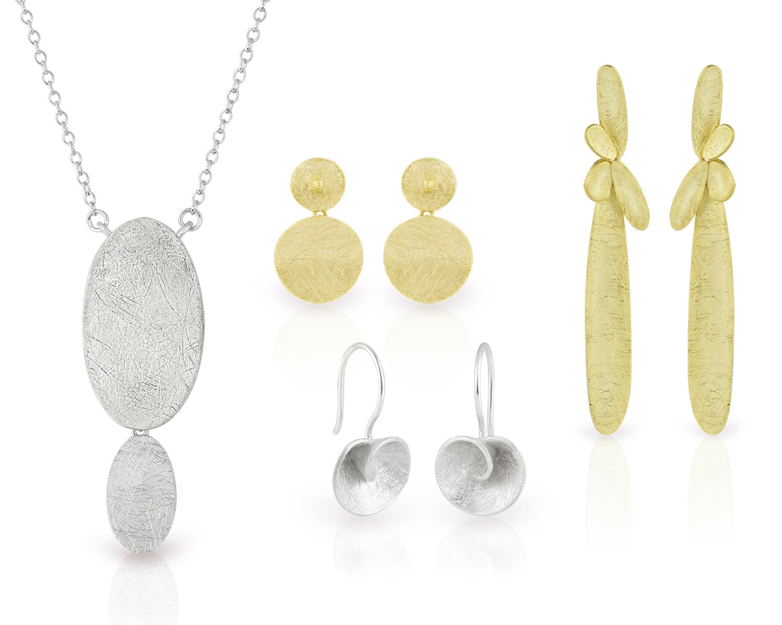 Puristischer Silberschmuck