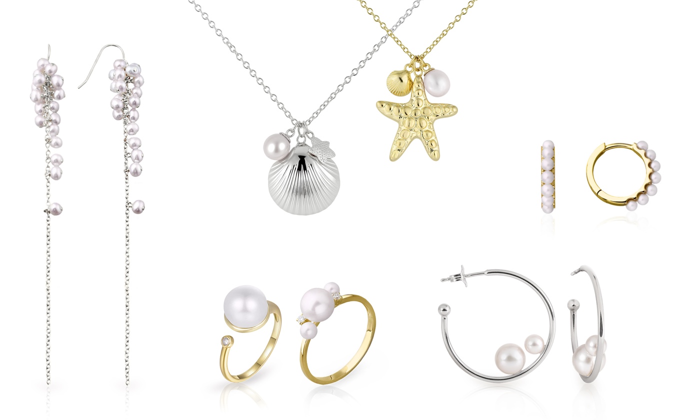 Silberschmuck mit Perlen als Trendthema